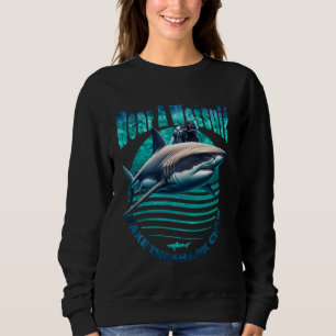 Funny Shark Scuba Diver Ocean underwater Shark Scu T Shirt
