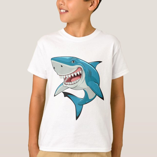 Funny Shark T Shirt (Framsida)