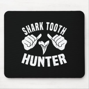 Funny Shark Tooth Hunter Costume Kärlek Shark Toot Musmatta