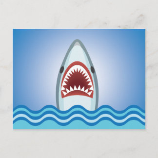 Funny Shark Vykort
