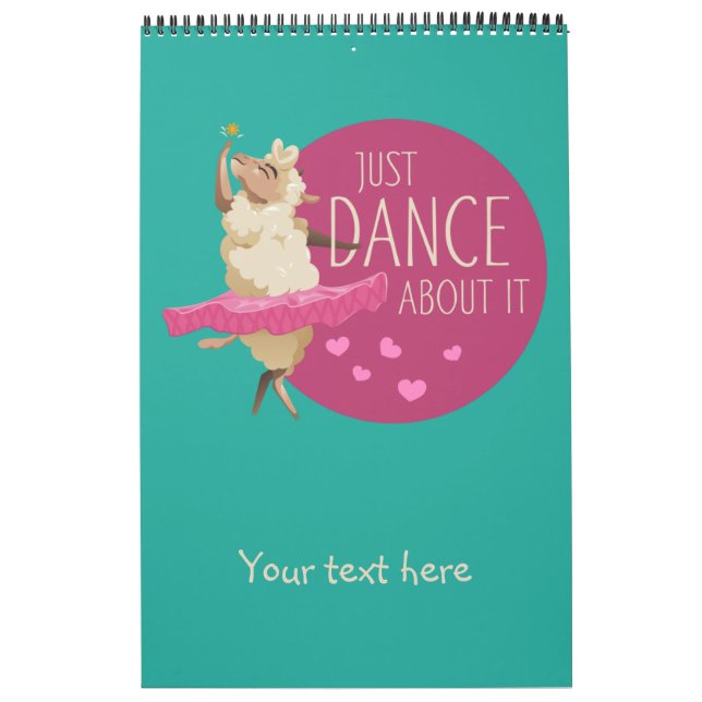 Funny Sheep Message - Just Dance About It 1 Kalender (Omslag)