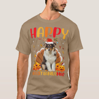 Funny Sheltie Dog Lover Happy Sheltie HelloThanksM T Shirt