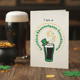 Funny Shenanigans Drinking Card – Party Kort