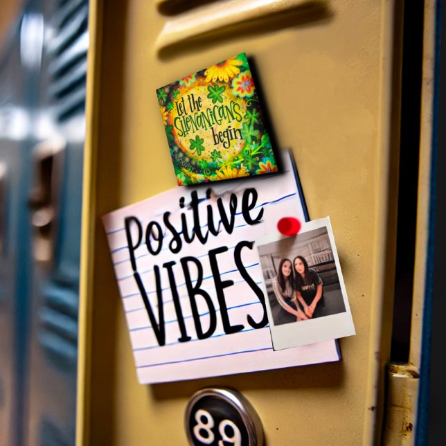 Funny Shenanigans Grönt Irish Klöver Magnet (Skapare uppladdad)