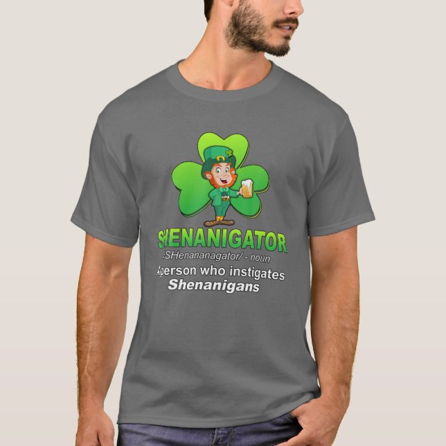 Funny Shenanigator Definition Shenanigans Coordina T Shirt (Framsida)