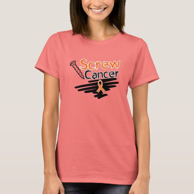 Funny Sherd Leukemia Cancer Tee (Framsida)