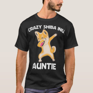 Funny Shiba Inu för Moster Mamma Dabbing japit Aki T Shirt