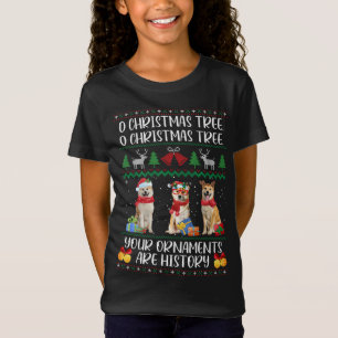 Funny Shiba Inu jul Ugly Sweater Shiba Inu X T Shirt