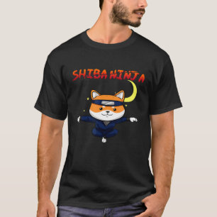 Funny Shiba Inu Uni Hund Fly Ninja Karate Master M T Shirt