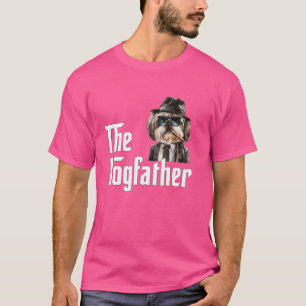 Funny Shih Tzu Hund Design - Dogfather T Shirt