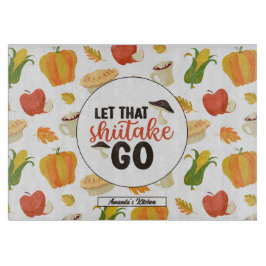 Funny Shiitake Mushroom Thanksgiving Food Mönster