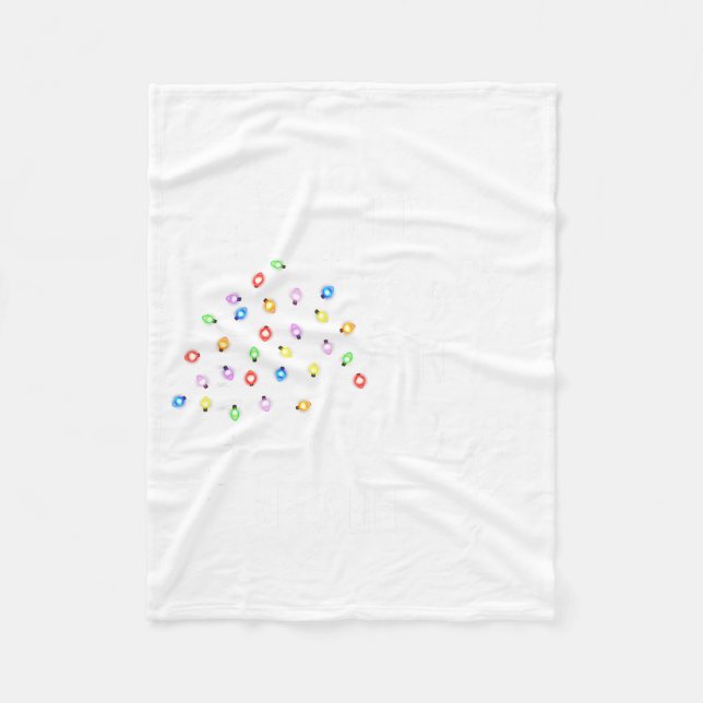 Funny Shine Bright Like A Call Light Christmas Pca Fleecefilt (Framsidan)