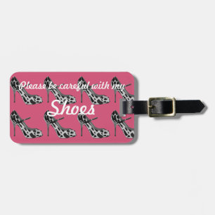 Funny Shoe Älskare Luggage Tag Bagagebricka