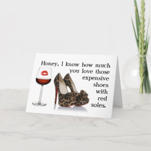 FUNNY SHOE CHRISTMAS CARD HELGKORT