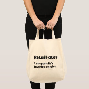Funny Shopaholny Tygkasse