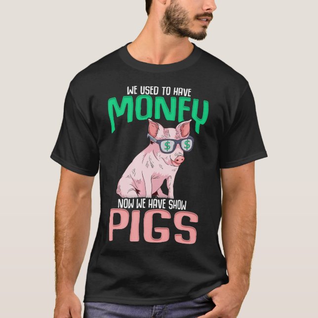 Funny Show Grisar County Fair Hogs Grisar Premium T Shirt (Framsida)