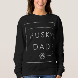 Funny Siberian husky Älskare Hund Pappa, Husky Hun T Shirt