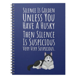 Funny Siberian Husky Gifts Dog Quote Parent Anteckningsbok