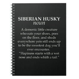 Funny Siberian Husky Gifts For Dog Lovers Animal  Anteckningsbok