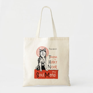 Funny Siberian husky Owner Gift Tygkasse