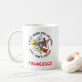 Funny Sicilian italian Godfather Mafia Humor Kaffemugg