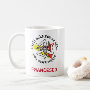 Funny Sicilian italian Godfather Mafia Humor Kaffemugg