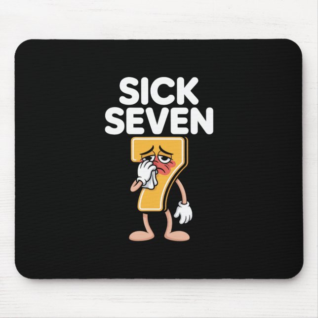 Funny Sick Seven 67 Halloween Costume  Musmatta (Framsidan)