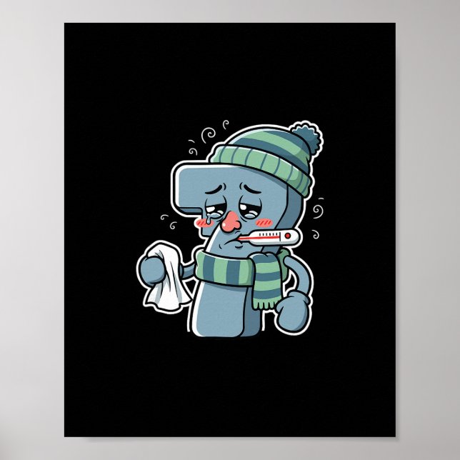 Funny Sick Seven Costume 7  Poster (Framsidan)