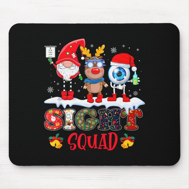 Funny Sight Squad Gnome Reindeer Santa Christmas O Musmatta (Framsidan)