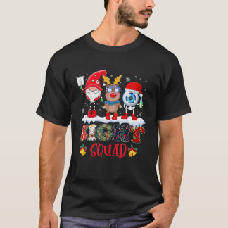Funny Sight Squad Gnome Reindeer Santa O T Shirt