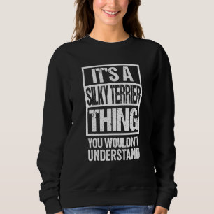 Funny Silky Terrier Parent-Hund för överordnad off T Shirt