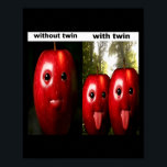 Funny Silly Ai Gen Z Meme Brainrot Humor Twins Bro Poster<br><div class="desc">Funny Silly Ai Gen Z Meme Brainrot Humor Twins Bros</div>