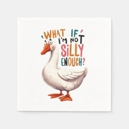 Funny Silly Goose Kids Party Napkins Pappersservett