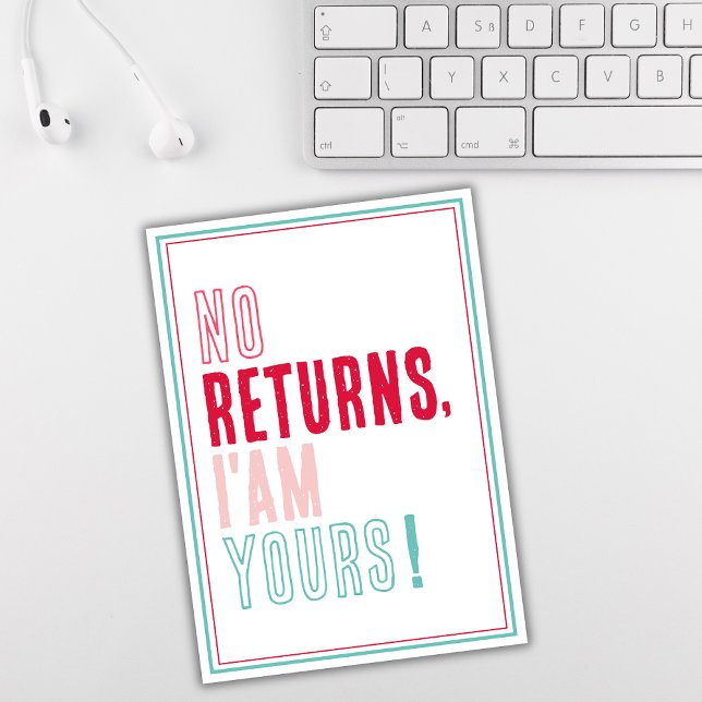 Funny Silly Humorous Valentine Love Couple  Helgkort (Skapare uppladdad)