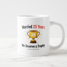 Funny Silver Anniversary Mug Gif Jumbo Mugg