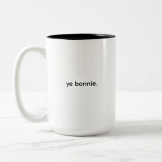 Funny Simple Scottish Mug Två-Tonad Mugg