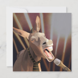 Funny Singing Donkey Farm Animal