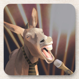Funny Singing Donkey Farm Animal Underlägg