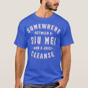 Funny Siu Mei och en juice Rensamt Barbecue Vegan T Shirt