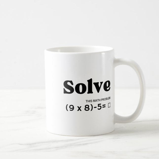 Funny Six Seven 67 Meme Pemdas School Math Teacher Kaffemugg (Höger)