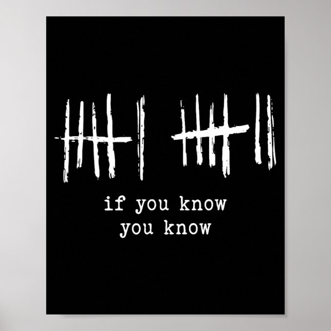Funny Six Seven 67 Meme Tally Marks 6 7 Numbers  Poster (Framsidan)