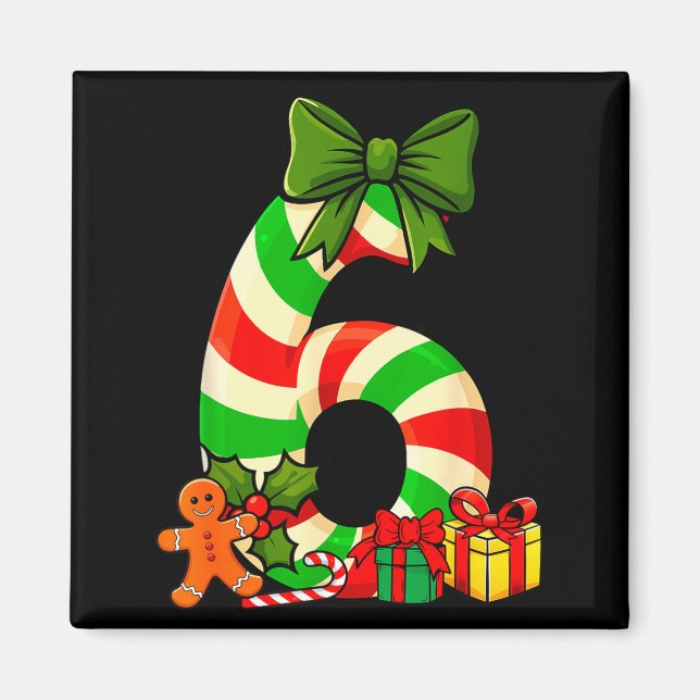 Funny Six Seven 6 7 Meme Couple Christmas For Men  Magnet (Framsidan)