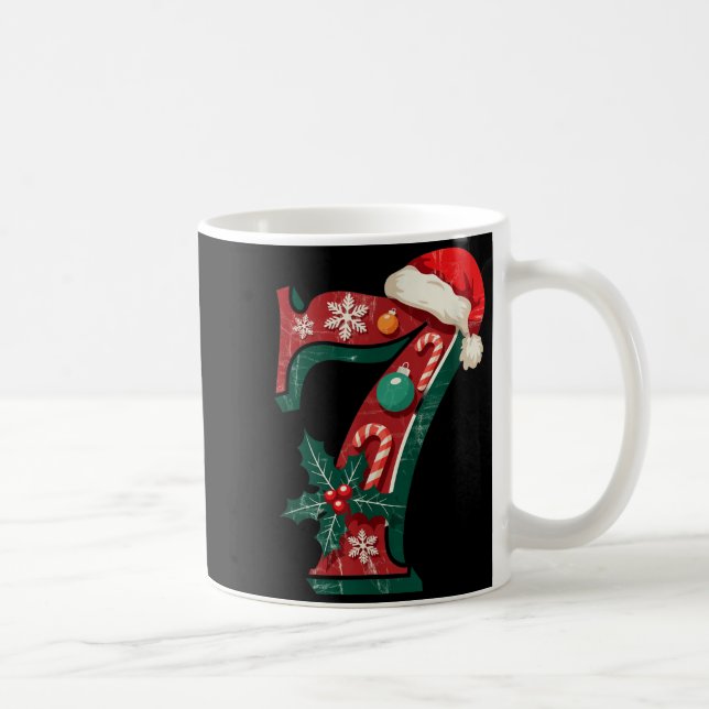 Funny Six Seven 6 7 Meme Design Couples Christmas  Kaffemugg (Höger)