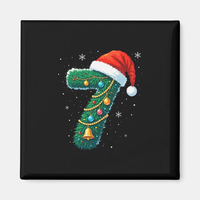 Funny Six Seven 6 7 Meme Design Couples Christmas  Magnet (Framsidan)