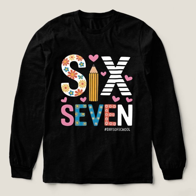Funny Six Seven Meme: Teacher Explains 6-7 T Shirt (Design framsida)