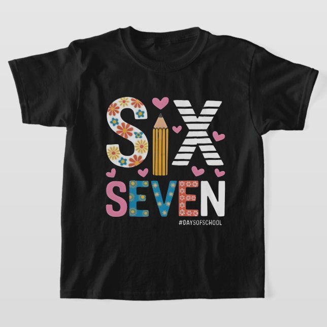 Funny Six Seven Meme: Teacher Explains 6-7 T Shirt (Laydown)