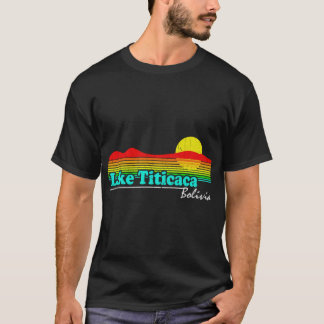 Funny Sjö Titicaca, Bolivia (Vintagen Distress) T Shirt