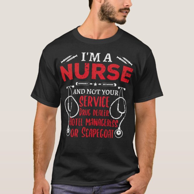 Funny sjuksköterska Gift for Nurse (2) -standard-- T Shirt (Framsida)