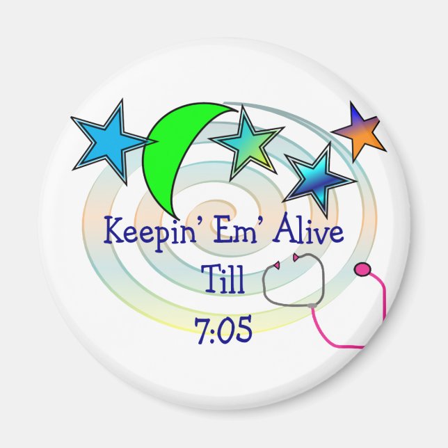 Funny sjuksköterska T-Shirts och presenter Magnet (Framsidan)