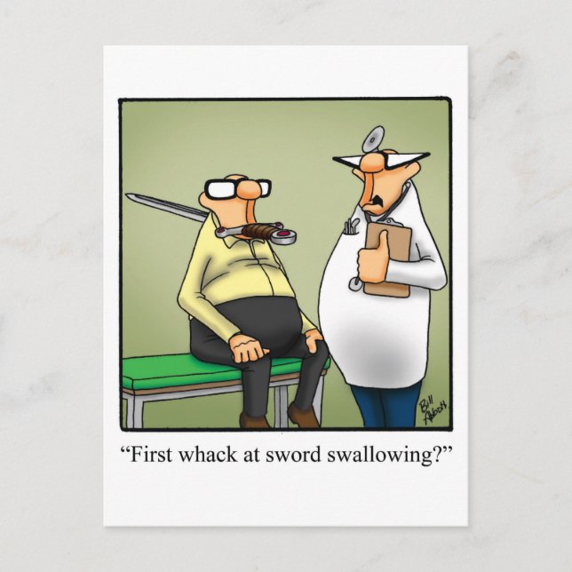 Funny Skaffa Humor-vykort Vykort (Framsida)